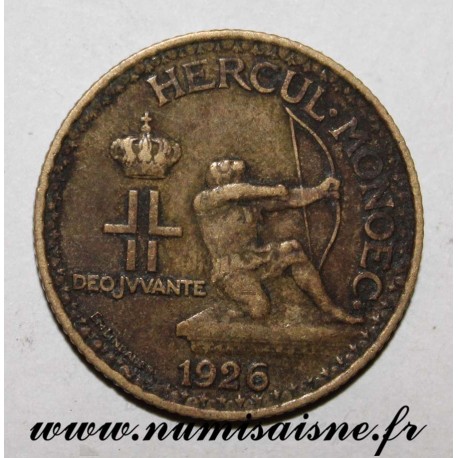 MONACO - GADOURY 126 - 50 CENTIMES 1926 - LOUIS II