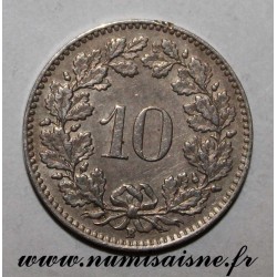 SWITZERLAND - KM 27 - 10 RAPPEN 1921 B