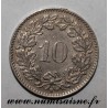 SWITZERLAND - KM 27 - 10 RAPPEN 1921 B