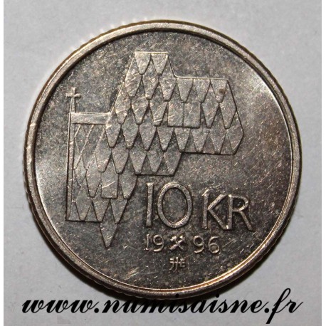 NORWAY- KM 457 - 10 KRONER 1996