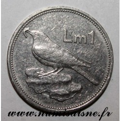 MALTA - KM 99 - 1 LIRA 1991