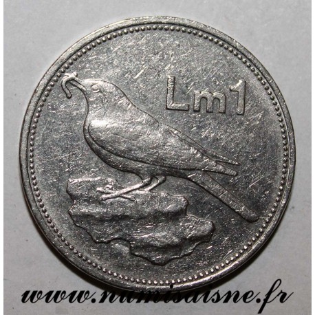 MALTA - KM 99 - 1 LIRA 1991 MALTA - KM 99 - 1 LIRA 1991