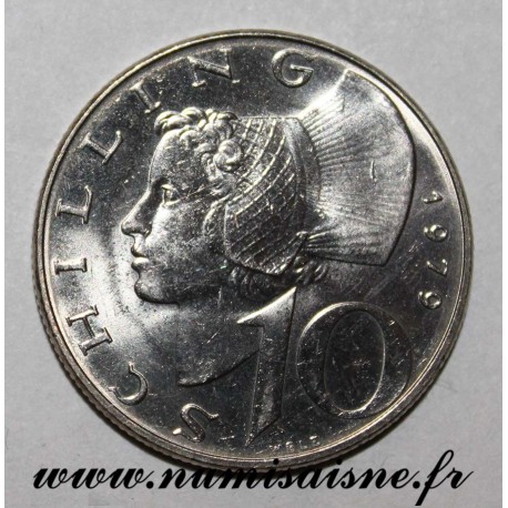 AUTRICHE - KM 2918 - 10 SCHILLING 1979 AUTRICHE - KM 2918 - 10 SCHILLING 1979