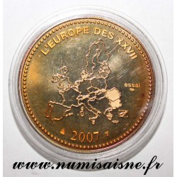 SLOVENIA - MEDAL - EUROPE OF XXVII - ENTRY INTO THE EURO - 2007