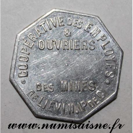 FRANCE - County 62 - LIEVIN - BAKERY - 1922 - MINING COOPERATIVE - COIN STRIKE