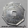 FRANCE - 62 - LIEVIN - BOULANGERIE - 1922 - COOPÉRATIVE DES MINES - FRAPPE MÉDAILLE