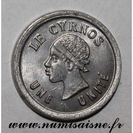 FRANCE - 75 - PARIS - UNE UNITÉ - LE CYRNOS - 25 Bvd St Martin - FRAPPE MONNAIE