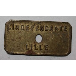 FRANCE - 59 - LILLE - HALF TOKEN - L'INDEPENDANTE - BENEFICE VINGT