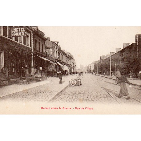 59220 - DENAIN - RUE DE VILLARS APRES LA GUERRE