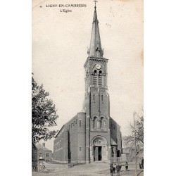 County 59191 - LE NORD - LIGNY-EN-CAMBRESIS - THE CHURCH