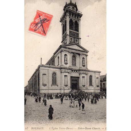 59100 - LE NORD - ROUBAIX - L'EGLISE NOTRE DAME