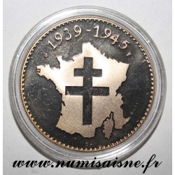 FRANCE - MÉDAILLE - SECONDE GUERRE MONDIALE 1939-1945 - BATAILLE DE BIR-HAKEIM - ROMMEL ET KOENIG