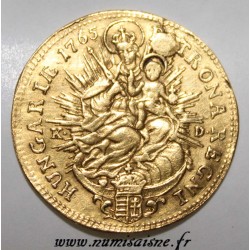 UNGARN - KM 329 - 1 DUCAT 1765 - MARIE THERESE I. - GOLD