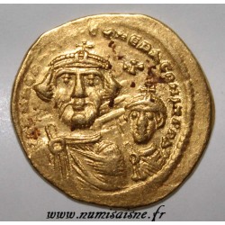 610 - 613 - HERACLIUS, KONSTANTIN UND HERACLIUS - SOLIDUS - GOLD