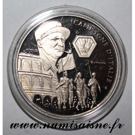 FRANCE - MÉDAILLE - SECONDE GUERRE MONDIALE 1939-1945 - BATAILLE D'ITALIE - MARÉCHAL JUIN