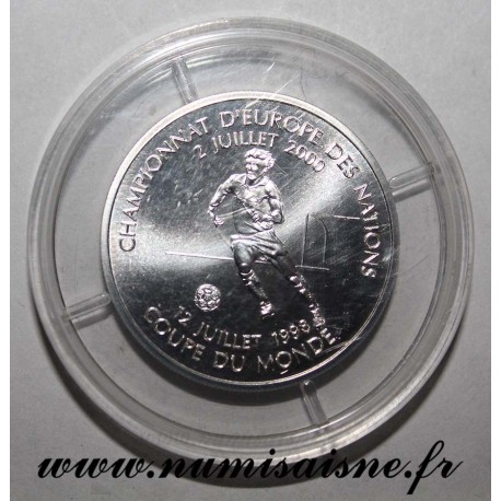 FRANCE - KM 1262 - 1 FRANC 2000 - TYPE 1998 WORLD CUP AND 2000 EUROPEAN FOOTBALL CHAMPIONSHIP