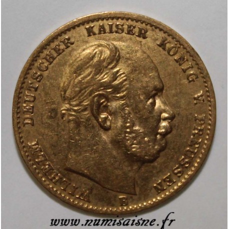 ALLEMAGNE - PRUSSE - KM 507 - 10 MARK 1873 B - OR