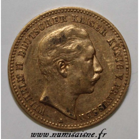 ALLEMAGNE - PRUSSE - KM 520 - 10 MARK 1907 A - OR