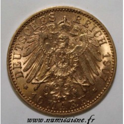 GERMAN STATES - PRUSSIA - KM 520 - 10 MARK 1903 A - GOLD