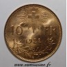 SUISSE - KM 36 - 10 FRANCS 1922 - OR