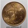 SWITZERLAND - KM 36 - 10 FRANCS 1922 - GOLD