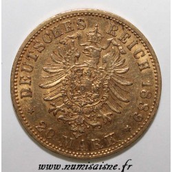 GERMAN STATES - PRUSSIA - KM 516 - 20 MARK 1889 A - Berlin - WILHELM II - GOLD