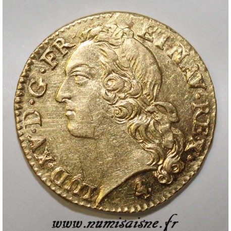 FRANKREICH - Gad 341 - LOUIS XV - GOLD LOUIS MIT STIRNBAND - 1770 A - Paris - R3