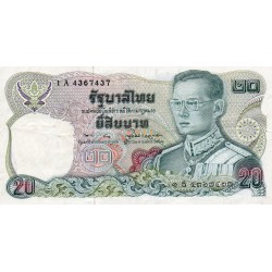 THAILANDE - PICK 88 - 20 BAHT - 1981 - SIGN 57