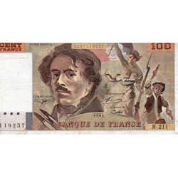 FRANCE - FAY 69BIS/5 - 100 FRANCS DELACROIX - 1993 - TYPE 1978