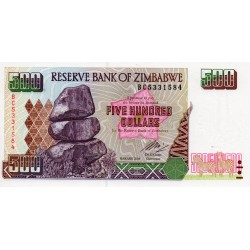 ZIMBABWE - PICK 11 b - 500 DOLLARS - 2004
