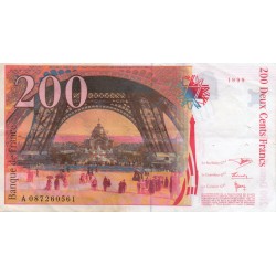 FAY 75/5 - 200 FRANCS EIFFEL - 1999 - SUP + - PICK 159