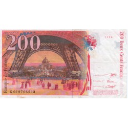 FAY 75/02 G - 200 FRANCS EIFFEL TYPE 1995 - 1996 - PICK 159