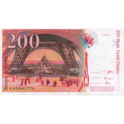 FAY 75/04 B - 200 FRANCS EIFFEL 1997 - TYPE 1995 - PICK 159