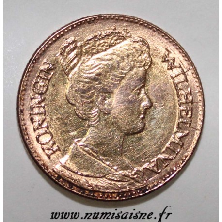 PAYS BAS - KM 151 - 5 GULDEN 1912 - OR