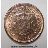 PAYS BAS - KM 151 - 5 GULDEN 1912 - OR