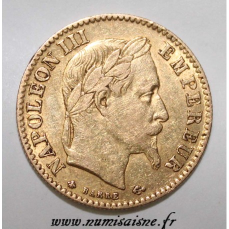 FRANKREICH - KM 800 - 10 FRANCS 1866 A Paris - TYPE NAPOLÉON III - GOLD