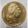 FRANCE - KM 713 - 40 FRANCS 1818 W - Lille - GOLD - TYPE LOUIS PHILIPPE Ist