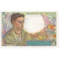 FAY 05/01 - 5 FRANCS BERGER - 02/06/1943 - PICK 98