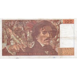 FAY 69BIS/08 - 100 FRANCS DELACROIX 1993 - TYPE 1978 - "imprimé en continu" - PICK 154