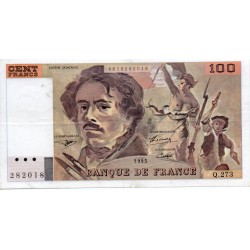 FRANCE - PICK 154 - 100 FRANCS DELACROIX 1994 - TYPE 1978