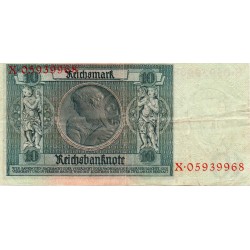 GERMANY - PICK 180 a - 10 REICHMARK - 10/01/1929