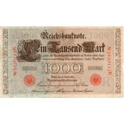 GERMANY - PICK 44 b - 1000  MARK - 21/4/1910