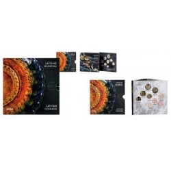 LETTONIE - COFFRET EURO BRILLANT UNIVERSEL 2020 - 9 PIECES (5.88 euros)