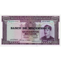 MOZAMBIQUE - PICK 118 a - 500 ESCUDOS - 22/03/1967