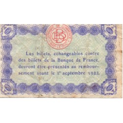 55 - BAR LE DUC - CHAMBRE DE COMMERCE - 50 CENTIMES 1917