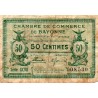 64 - BAYONNE - CHAMBRE DE COMMERCE - 50 CENTIMES - 04/10/1922