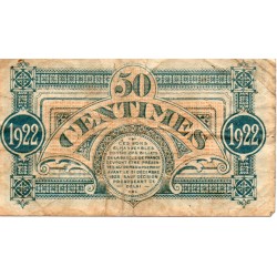 40 - MONT DE MARSAN - CHAMBER OF COMMERCE - 50 CENTIMES - 16/03/1922