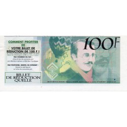 FRANCE - 100-FRANC ADVERTISING TICKET - CATALOGUE QUELLE - 2001