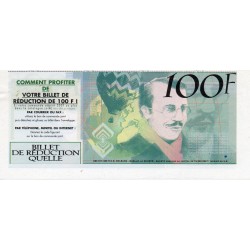 FRANCE - BILLET PUBLICITAIRE DE 100 FRANCS - CATALOGUE QUELLE - 2001