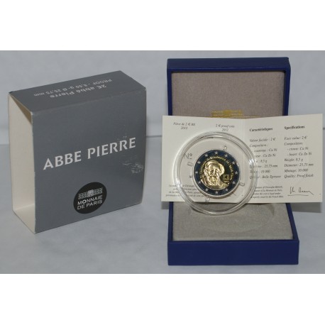 FRANKREICH - KM 1894 - 2 EURO 2012 - ABBE PIERRE - Aus zweiter Hand